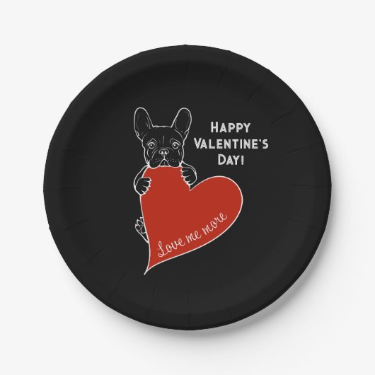 Personalisierter Niedlicher Franziskaner mit einem Pappteller (Vorderseite)