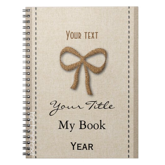 Personalisierter Niedlicher Girly Girl Gold Bow Notizblock (Vorderseite)