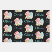 Personalisierter Niedlicher Gnome - Weihnachten Geschenkpapier Set (Vorderseite 2)