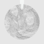 Personalisierter niedlicher Gnome Weihnachts-Foto Ornament (Rückseite)