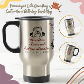 Personalisierter Niedlicher Groundhog Individuelle Reisebecher