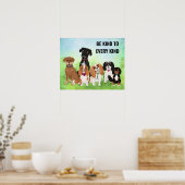 Personalisierter Niedlicher Hund Poster (Küche)