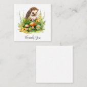 Personalisierter Niedlicher Igel Begleitkarte (Vorne/Hinten)