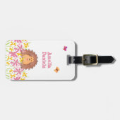 Personalisierter Niedlicher Igel Gepäckanhänger (Vorderseite horizontal)