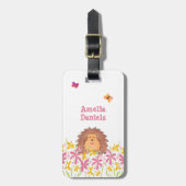 Personalisierter Niedlicher Igel Gepäckanhänger (Vorderseite vertikal)