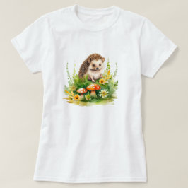 Personalisierter Niedlicher Igel T-Shirt