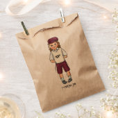 Personalisierter Niedlicher Junge Upsherin-Tasche Geschenktütchen (Ausgeschnitten)