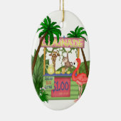 Personalisierter Niedlicher Jungtierstand Lemonade Keramik Ornament (Rechts)