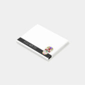 Personalisierter niedlicher mexikanischer post-it klebezettel (angewinkelt)