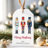 Personalisierter Niedlicher Nutcracker Frohe Weihn Geschenkanhänger