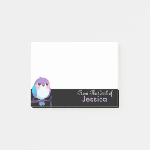 Personalisierter Niedlicher Platz mit Acorn Post-it Klebezettel
