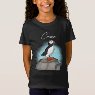 Personalisierter, Niedlicher Puffin T-Shirt