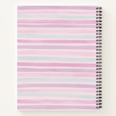 Personalisierter Niedlicher Rosa Cupcake Notizblock (Rückseite)