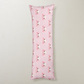 Personalisierter Niedlicher Rosa Kawaii Seitenschläferkissen (Rückseite (Vertikal))