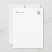 Personalisierter niedlicher Salbei Mitteilungskarte (Rückseite)