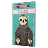 Personalisierter Niedlicher Slottiername Klemmbrett (Links)