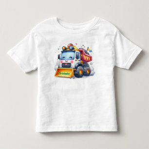 Personalisierter Niedlicher T - Shirt für den LKW-