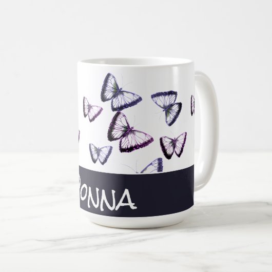 Personalisierter Niedlicher Trendy Beautiful Butte Kaffeetasse (VorderseiteRechts)
