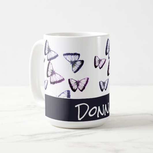 Personalisierter Niedlicher Trendy Beautiful Butte Kaffeetasse (Vorderseite Links)