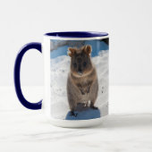 Personalisierter niedlicher und glücklicher Quokka Tasse (Links)