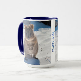 Personalisierter niedlicher und glücklicher Quokka Tasse