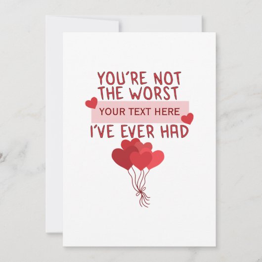 Personalisierter Niedlicher Valentinstag Save The Date (Vorderseite)