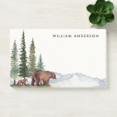 Personalisierter Niedlicher Wasserfarbenfroh Post-it Klebezettel (Büro)