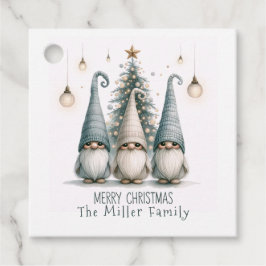 Personalisierter Niedlicher Weihnachtsgenom Geschenkanhänger