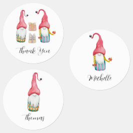 Personalisierter Niedlicher Weihnachtsgeschenk Gno Etiketten