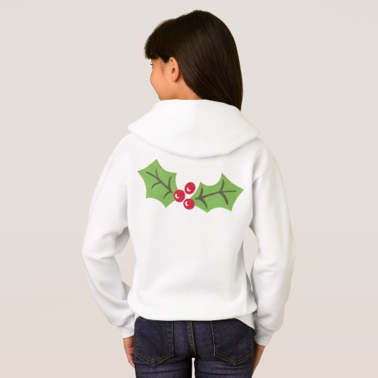Personalisierter Niedlicher Weihnachtsgingerbrot M Hoodie (Schwarz voll)