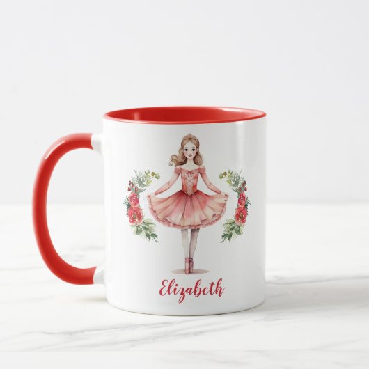 Personalisierter Niedlicher Weihnachtsknacker Ball Tasse (Links)