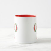 Personalisierter Niedlicher Weihnachtsknacker Ball Tasse (Zentrum)