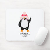 Personalisierter Niedlicher Weihnachtspenguin in R Mousepad (Mit Mouse)