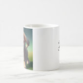 Personalisierter Niedlicher Welpenhund Kaffeetasse (Mittel)