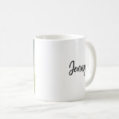 Personalisierter Niedlicher Welpenhund Labrador Kaffeetasse (VorderseiteRechts)