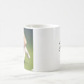 Personalisierter Niedlicher Welpenhund Labrador Kaffeetasse (Mittel)