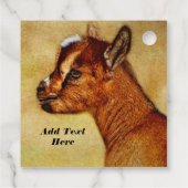 Personalisierter nigerianischer Zwerg Geschenkanhänger (Rückseite)