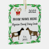 Personalisierter nigerianischer Zwerg Keramikornament (Rechts)