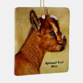 Personalisierter nigerianischer Zwerg Keramikornament (Rechts)