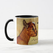 Personalisierter nigerianischer Zwerg Milchziege K Tasse (Links)