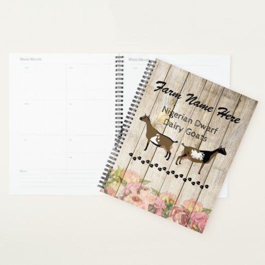 Personalisierter nigerianischer Zwerg Planer (Anzeige)