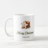 Personalisierter nordischer Weihnachtskaffeebecher Kaffeetasse (Links)