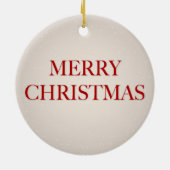 Personalisierter Nordpol 10 Familiennamen Keramik Ornament (Hinten)