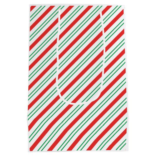 Personalisierter Nordpol Sonderlieferung Santa Mittlere Geschenktüte (Rückseite)