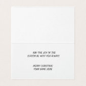 Personalisierter Nordstern 1 (Innenseite Aufgefaltet)