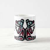 Personalisierter Nordwestküsten-Bär Kaffeetasse (Mittel)
