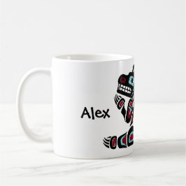 Personalisierter Nordwestküsten-Bär Kaffeetasse