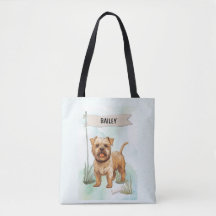 Personalisierter Norfolk-Terrier-Wasserfarben-Hund