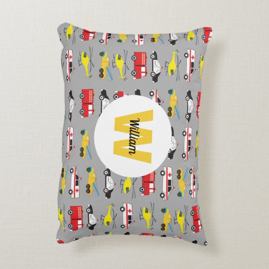 Personalisierter Notarverkehr Dekokissen (Rückseite(Vertikal))