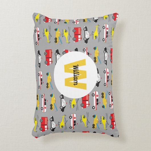 Personalisierter Notarverkehr Dekokissen (Vorderseite(Vertikal))